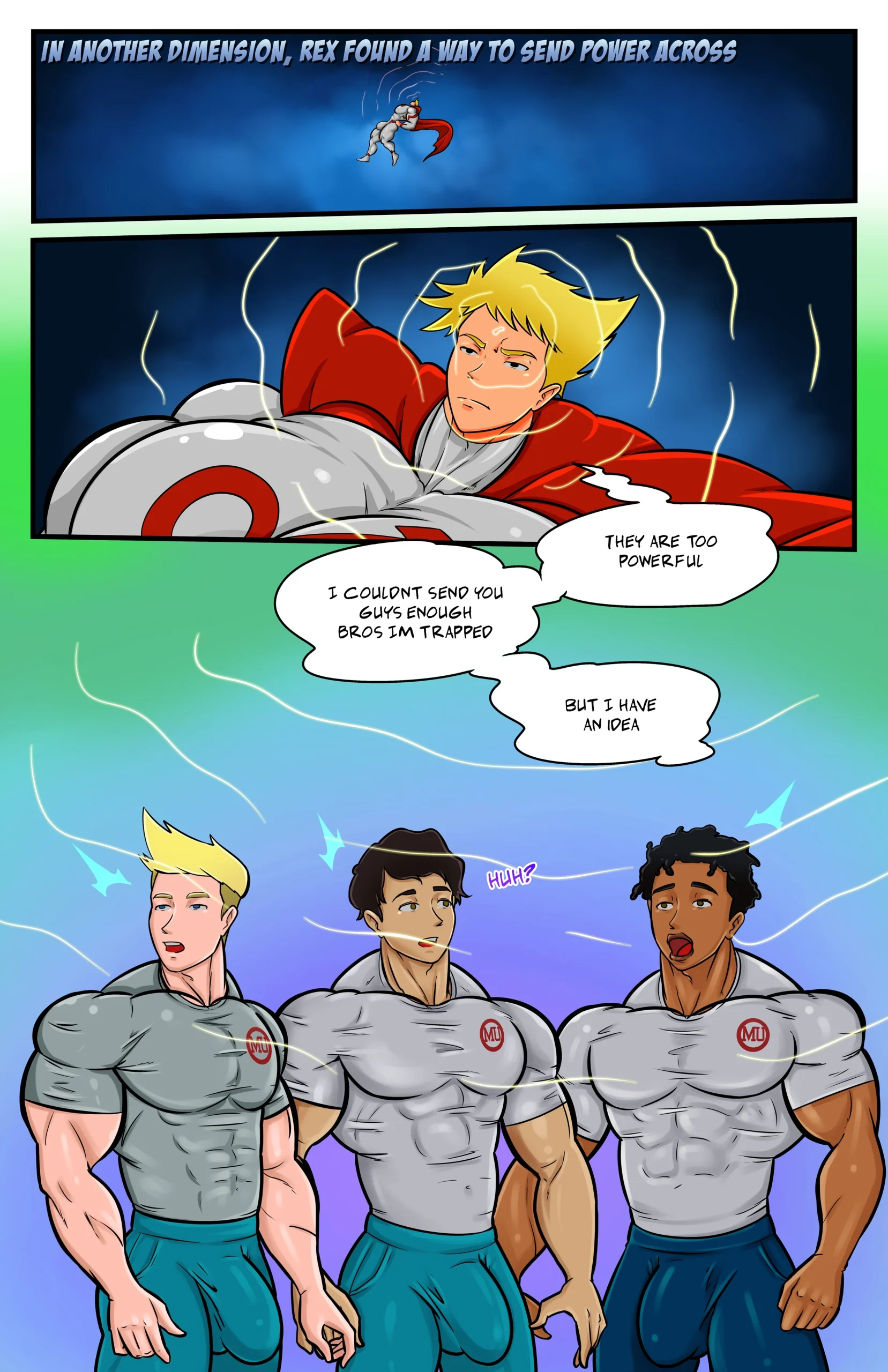 New Power Chamber: Rex’s Revenge – A Male Muscle Growth Comic Featuring Extreme Muscle Expansion